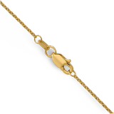 Round Cable Chain 1.1mm w/ Lobster Clasp