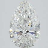 2.74 ct Pear Lab-Grown Diamond, E VS2