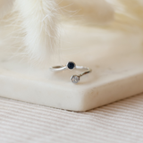 Modern Double Bezel Ring