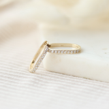 Gold Hoop Diamond Earrings
