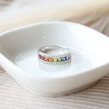 Multicolored Sapphire Ring
