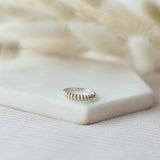 Puffy Silver Ring