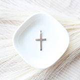 Small Flat Cross Pendant