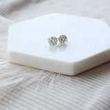 4.00 Carat TW Round Diamond Solitaire Earrings