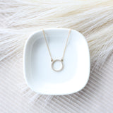 Circle Diamond Pendant