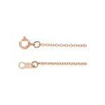 1 mm Cable Chain in 14k Rose Gold-Filled