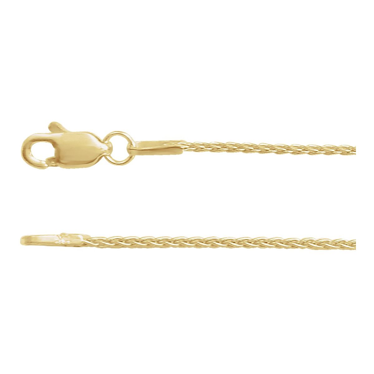 1.5 mm Wheat Chain in 14k Yellow Gold-Filled