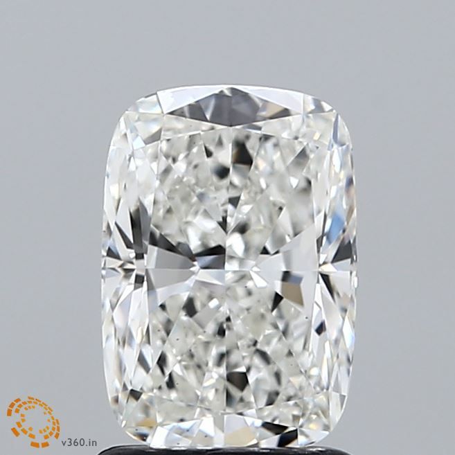 1.5 ct Cushion Lab-Grown Diamond, F VS1