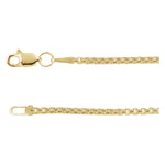 1.8 mm Rounded Box Chain in 14k Yellow Gold-Filled