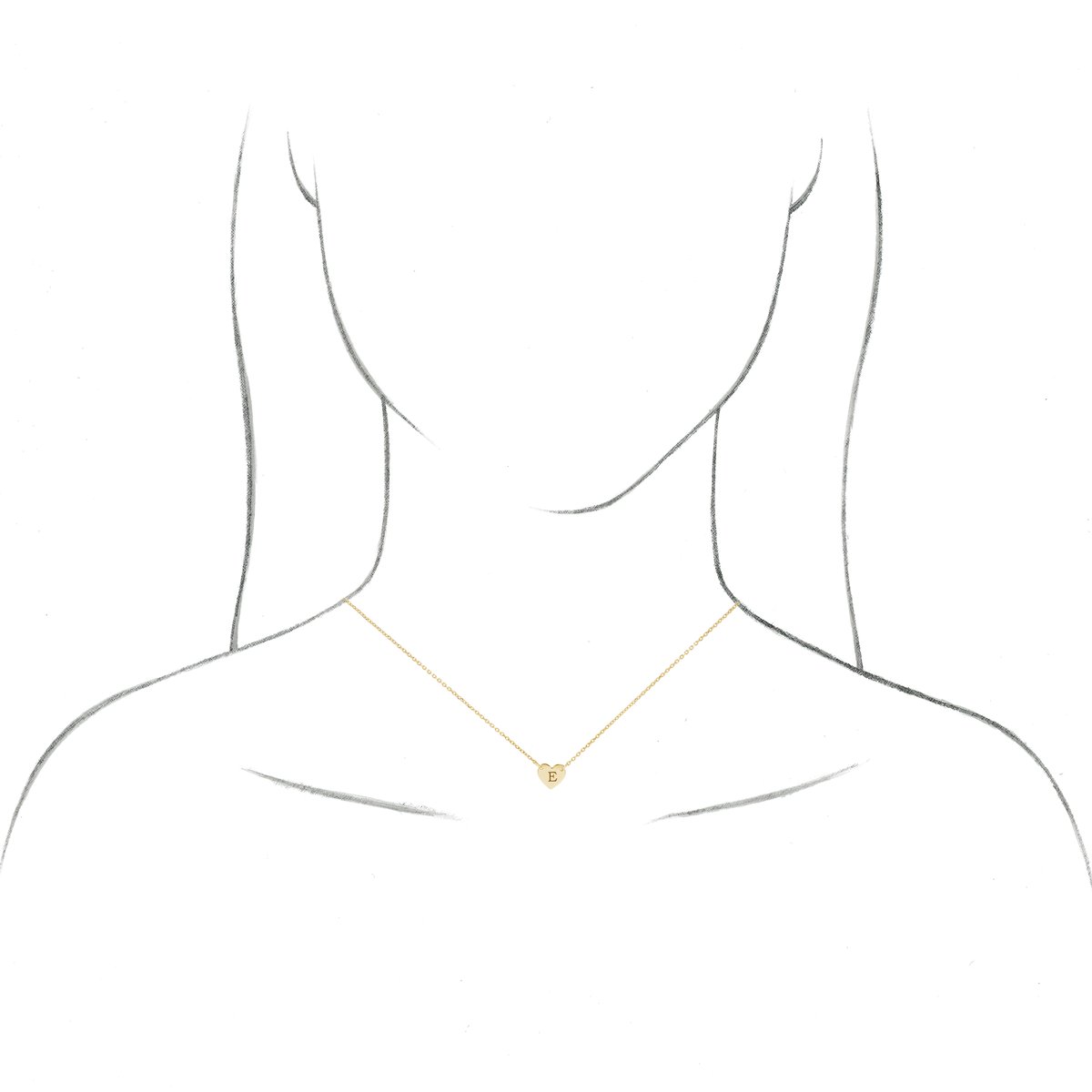 Engraved Heart Necklace