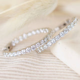 Inside Out Diamond Hoop Earrings (4.25 carat tw)