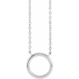 SS Open Circle Necklace