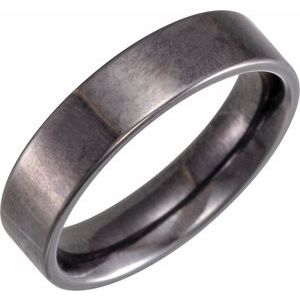 Tantalum Comfort-Fit Flat Band