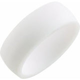 Silicone Comfort-Fit Band, White