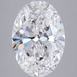4.02 ct Oval Lab-Grown Diamond, E VVS2