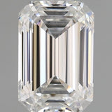 1 ct Emerald Lab-Grown Diamond, E VVS2