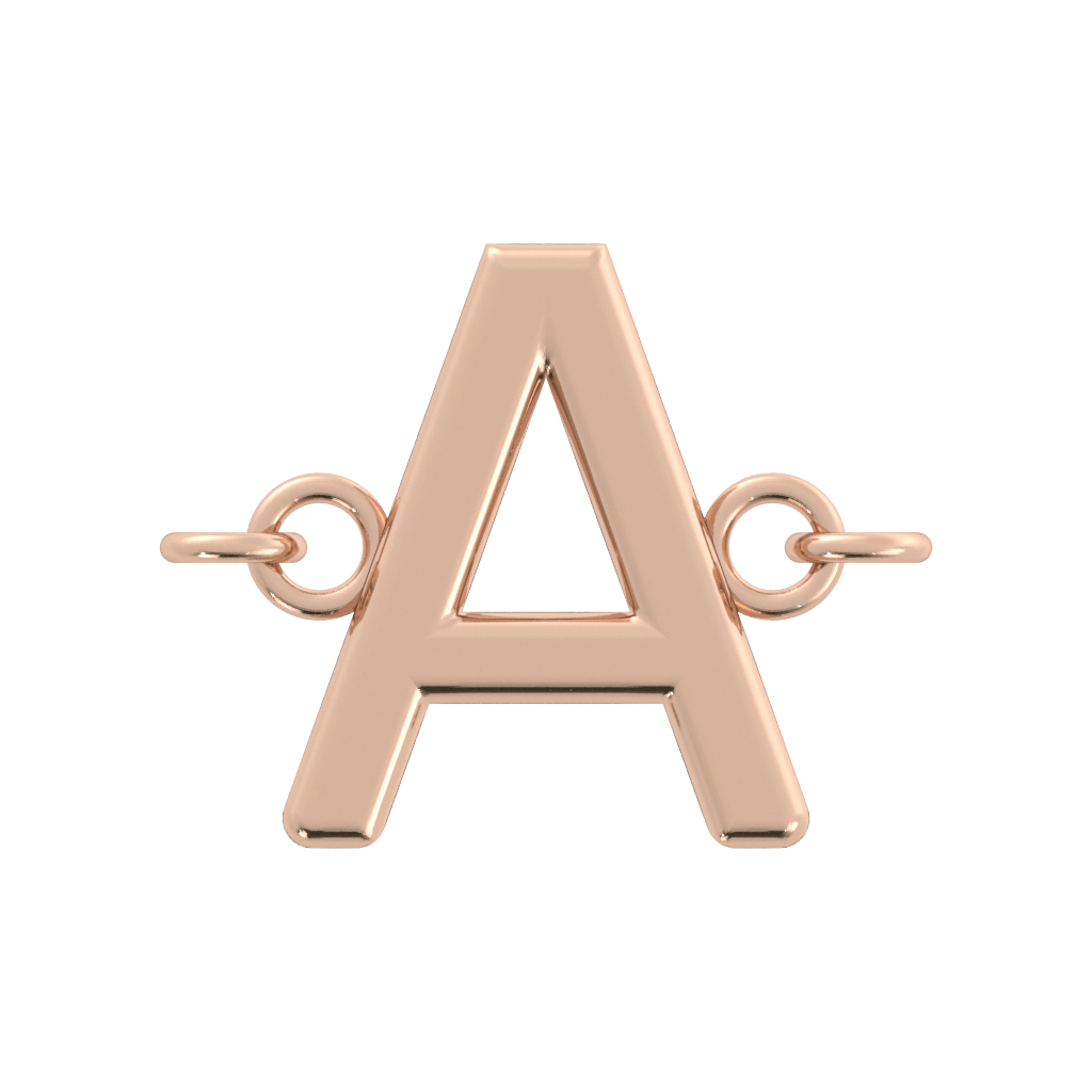 Initial Letter Connector  (14k Gold)