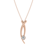 CrissCross Diamond Necklace