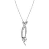 CrissCross Diamond Necklace