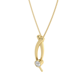 CrissCross Diamond Necklace
