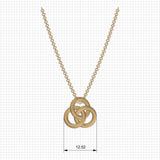 Trinity Circle Necklace