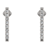 Radiance Diamond Bar Earrings