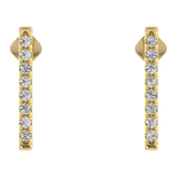 Radiance Diamond Bar Earrings