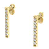 Radiance Diamond Bar Earrings