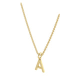 Initial Letter Charm  (Silver or Gold Plated)