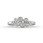 Bubble Ring — White gold