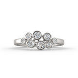 Bubble Ring — White gold