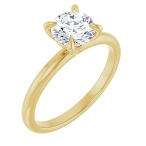 Avelaine — Round center, yellow gold