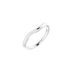 Floralie — Asscher center, white gold