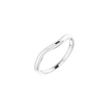 Floralie — Asscher center, white gold