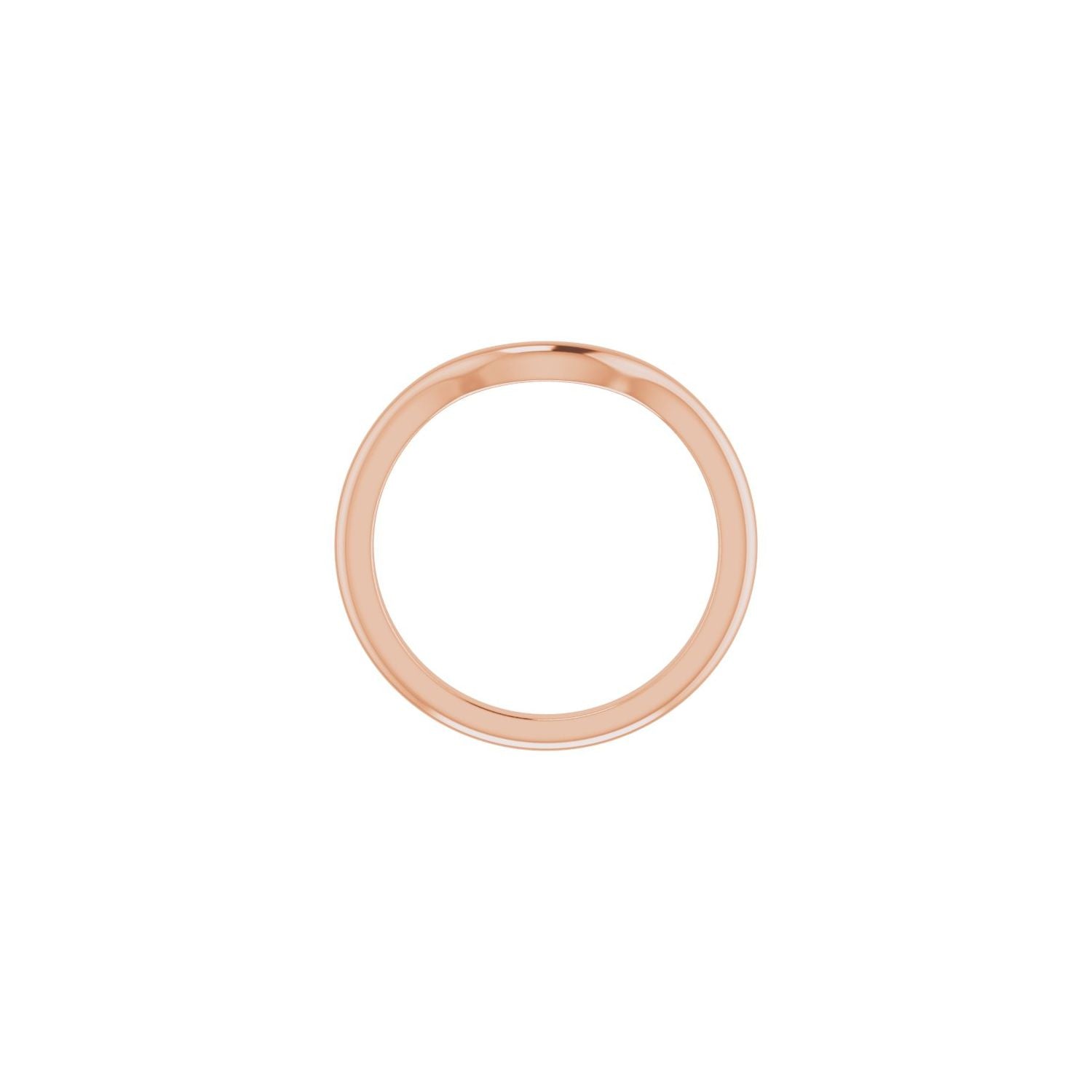 Floralie — Emerald center, rose gold