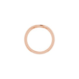 Floralie — Emerald center, rose gold