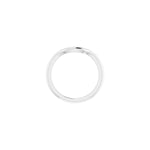 Floralie — Emerald center, white gold
