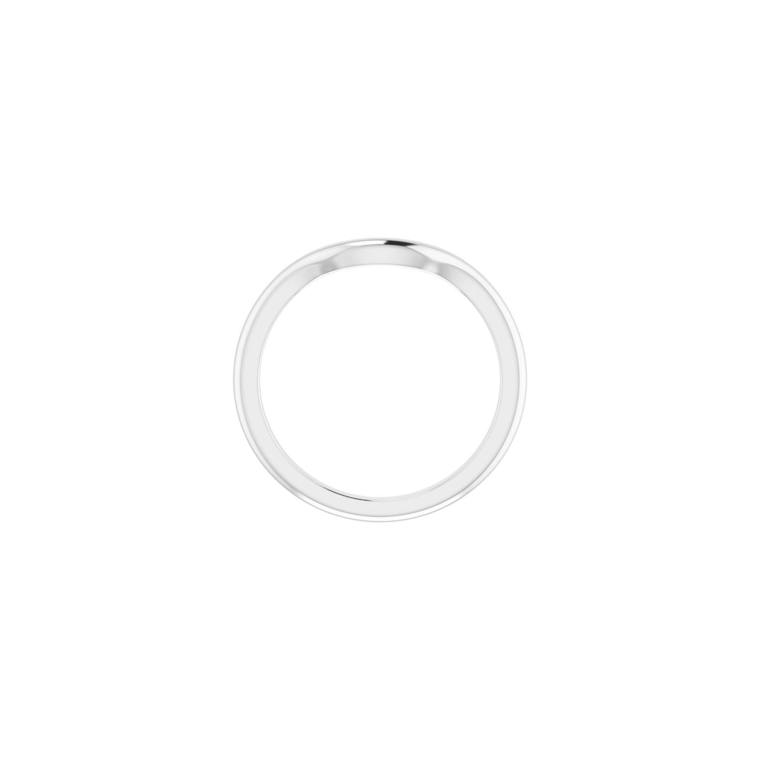 Floralie — Emerald center, white gold