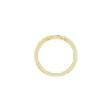 Floralie — Emerald center, yellow gold