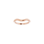 Floralie — Emerald center, rose gold