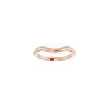 Floralie — Emerald center, rose gold