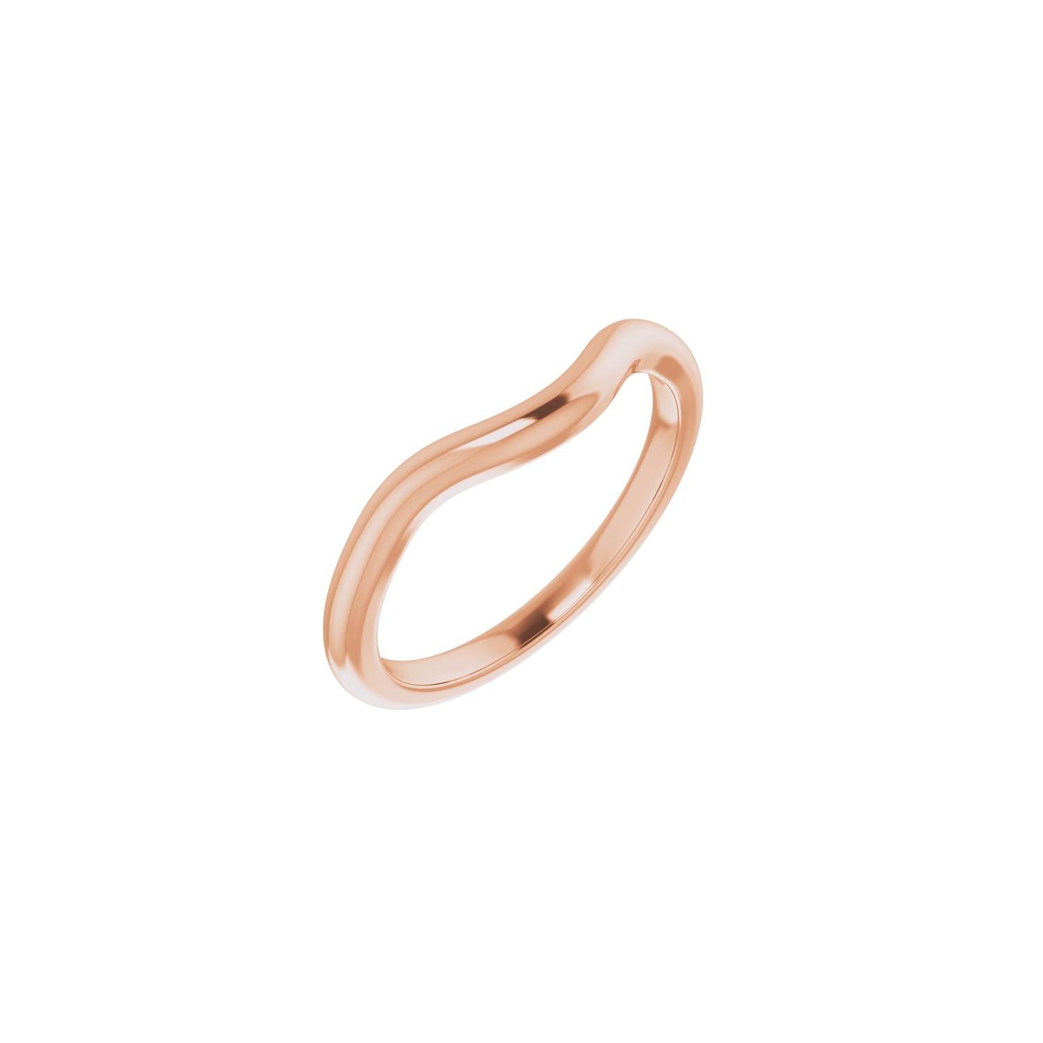Floralie — Emerald center, rose gold