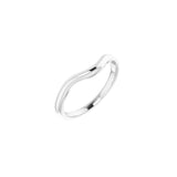 Floralie — Emerald center, white gold