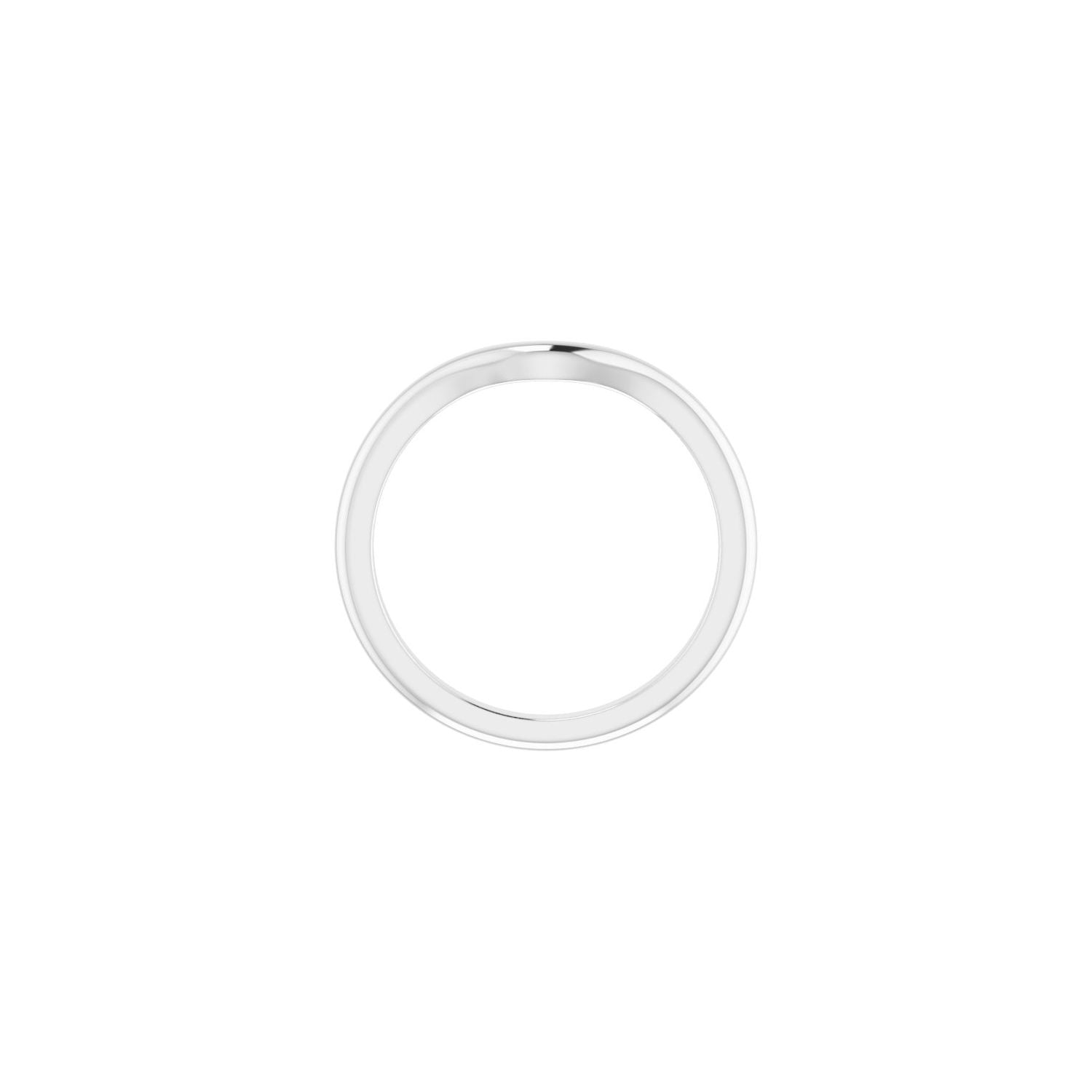 Floralie — Oval center, white gold