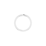 Floralie — Oval center, white gold