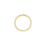 Floralie — Oval center, yellow gold