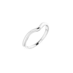 Floralie — Oval center, white gold
