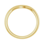 Floralie — Round center, yellow gold