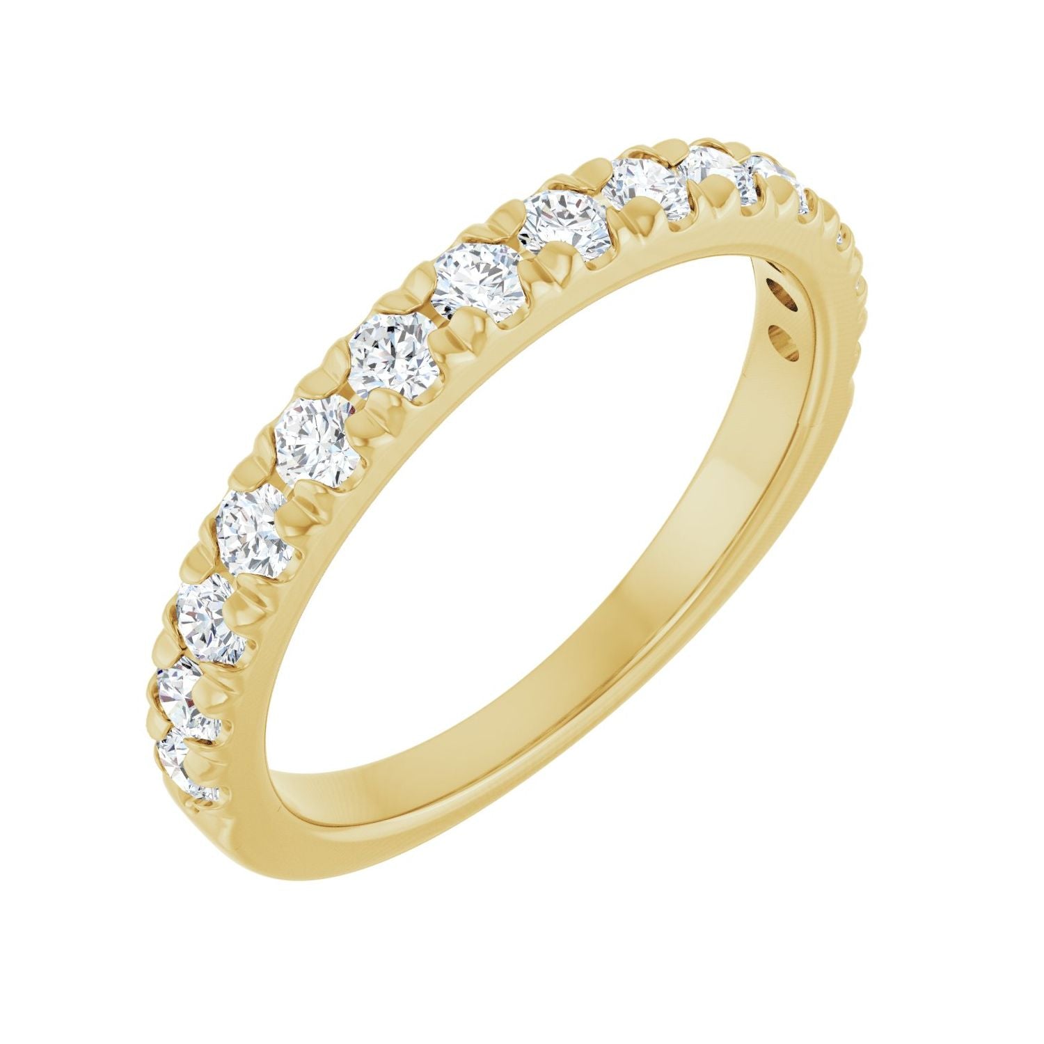 Promenade — 2.25 mm · 1/2 ctw, yellow gold