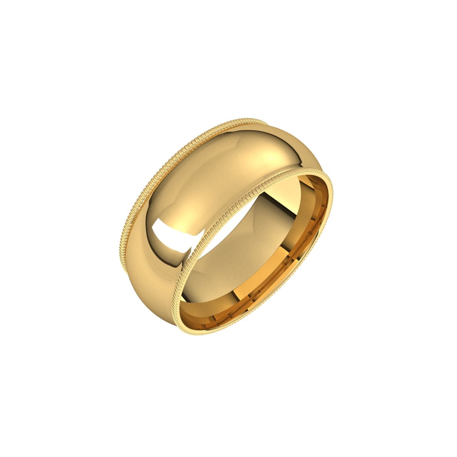 Lynx — Comfort fit · 8 mm, yellow gold